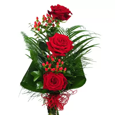 Pyramid of roses - extravagant arrangement