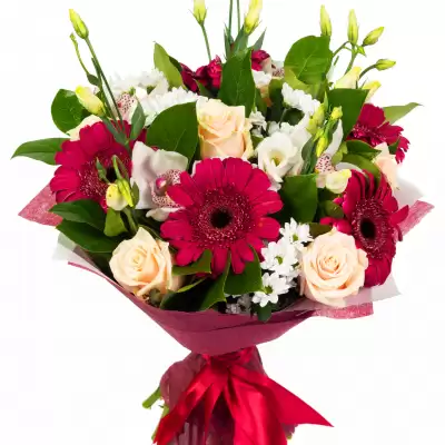 A touch of luxury - roses and gerberas